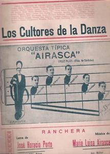 PARTITUR_ARGENTINIEN _ DIE TANZKULTUREN _AIRASCA - Bild 1 von 1