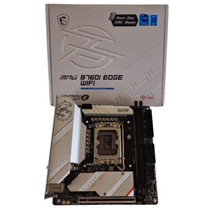 Scheda Madre MSI MPG B760I EDGE WIFI LGA 1700 Intel Serie 12 13 14000 DDR4 BIOS - Imagen 1 de 10