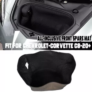 2020+ Front Storage Mat Cargo Floor Tray Liner Leather for Chevrolet Corvette C8 - Picture 1 of 14