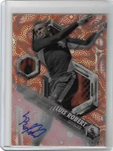 2018 Bowman High Tek LUIS ROBERT ORANGE MAGMA AUTOGRAPH AUTO /25 - Picture 1 of 1