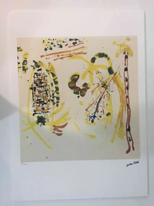 Jackson Pollock Offset Lithograph 50X70 Cm Signed On Plate With Certificate - Picture 1 of 8