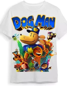 Dog Man 2025 T-Shirt, Dog boy 2025 Tee, Movie Lover Kids Gift T Shirt - Picture 1 of 8