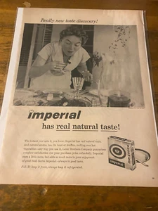 Vintage 1957 Imperial Margarine New Taste Discovery Dairy ad - Picture 1 of 1