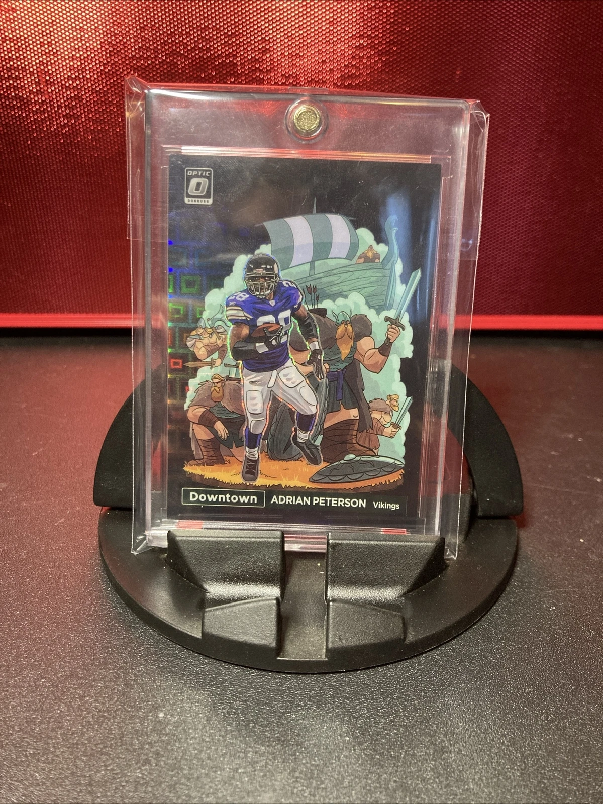 2022 Donruss Optic Adrian Peterson Downtown Black Pandora /25