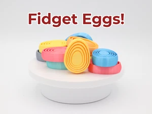 Fidget Eggs | Easter gifts | Fidget toys | Stress reducing toys - Picture 1 of 9