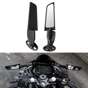 Universal Motorcycle Mirror Modified Wind Adjustable Rotating Rearview Mirror - Picture 1 of 10