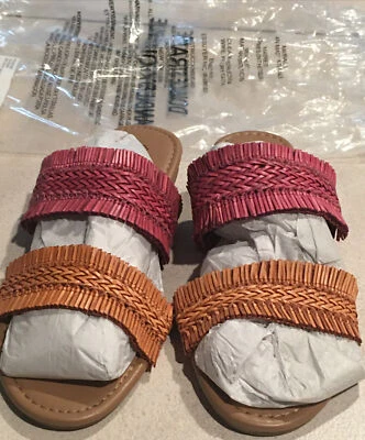 Sandalias Doble Correa Deslizable Talla 8 Materiales Hechos por el Hombre Avon Multicolor Nuevo Old Sk Foto 1 de 4