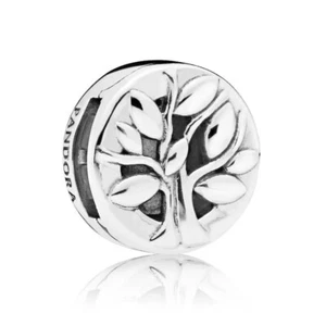 New Genuine Authentic Pandora Silver Reflexions Tree of Life Clip Charm 797779 - Picture 1 of 13