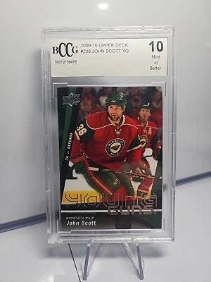 2009-10 Upper Deck Young Guns #236 John Scott YG RC BCCG 10 MINT - Image 1 of 2