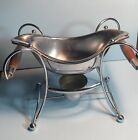 Vintage Mid Century MCM  Gravy Boat Candle Food Warmer Stylish And Practical