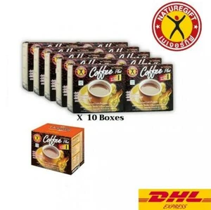 10X Nature Gift Coffee Plus Ginseng Extract Original Formula Low Fat 10 Sachets - Picture 1 of 8