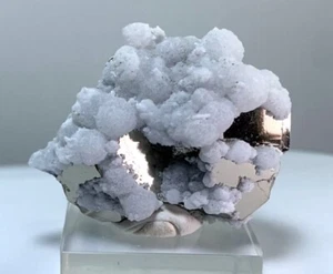 PYRITE BRILLIANT CRYSTALS with WHITE WAVELITE? - PERU.MIRROW BRIGHTNESS QUALITY - Bild 1 von 12