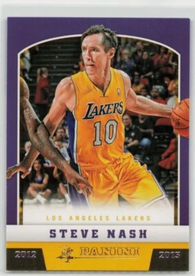 STEVE NASH 2012-13 Panini #157 GOLD KNIGHT Parallel SP Lakers Suns HOF - Image 1 of 2