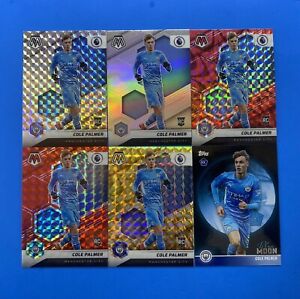 Cole Palmer - 2021-22 Panini EPL Mosaic Rookie RC - Red Gold (6) Lot - Chelsea