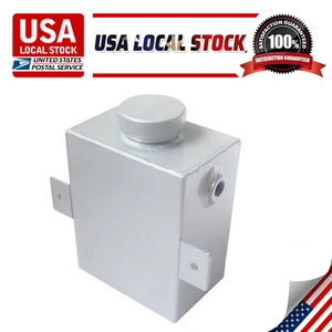 Botella tanque de refrigerante de agua de expansión de desbordamiento de radiador de aluminio universal de 1,2 L - Imagen 1 de 12