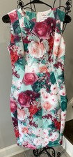 Calvin Klein Women's Dress Size 6 Floral Sheath Sleeveless