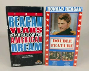 The Reagan Years - In Pursuit of the American Dream & Ronald Reagan Double VHS - Picture 1 of 3