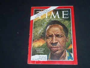 1964 MARCH 13 TIME MAGAZINE - TANGANYIKA'S PRESIDENT JULIUS NYERERE - T 1892 - Picture 1 of 2