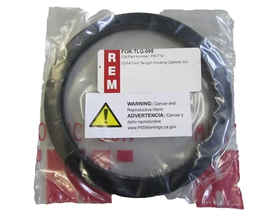 Juntas de carcasa de luz trasera parasol Ford Crestline Customline Mainline 1952-1954 Foto 1 de 2