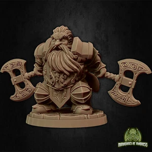 Sinar The Fearless - Dwarf | D&D | Pathfinder | Fantasy | 3D printed - Picture 1 of 3