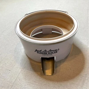 Jack LaLanne's Power Juicer Express MT-1020 Receptacle Drip Spout Only White - Picture 1 of 7