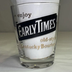 Early Times Kentucky Bourbon Grande 12oz Vidrio - Texas Tamaño Jigger - Imagen 1 de 4