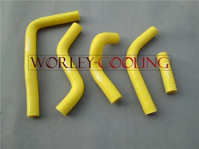 CA-Para Suzuki RMZ450 2008-2010 MANGUERA RADIADOR SILICONA 08 2009 10 RMZ 450 AMARILLO Foto 1 de 4