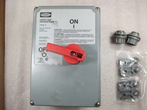 Hubbell HBLDS6 3P 60A 600V Trennschalter, gebraucht - Bild 1 von 8