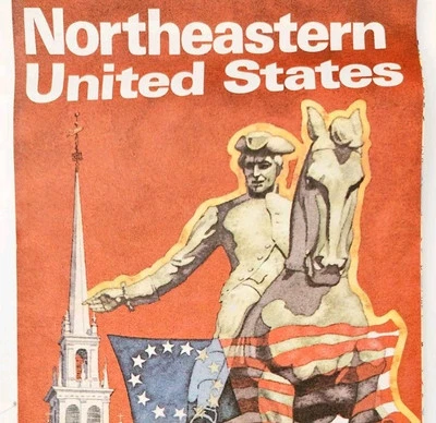 1976 Citgo Road Map Bicentennial Eastern US American Revolution Vintage 19 DWF10 - Image 1 of 4