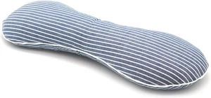 Buckwheat Pillow Cervical Neck Pillow, Hulls Filling Cooling Blue - Picture 1 of 7