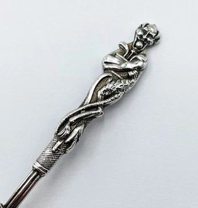 DEVIL SATAN LUCIFER NOVELTY SILVER SPOON 1923 GOLF CLUB - Picture 1 of 7