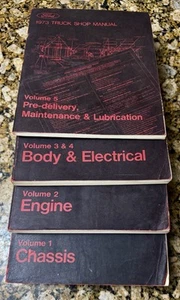 1973 FORD TRUCK / VAN / BRONCO SHOP MANUAL SET / ORIGINAL BOOKS / PICKUP F-100+ - Picture 1 of 6