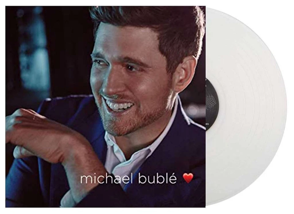 FACTORY SEALED: Michael Buble - Love, Barnes & Noble Exclusive, Milky Clear VIny - Imagem 1 de 1