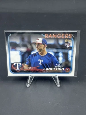 2024 Topps Update Wyatt Langford SSP Gold Mirror #US151 - Image 1 of 2
