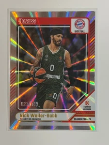 2024-25 Donruss Euroleague Holo Laser #74 Nick Weiler-Babb 021/149 - Picture 1 of 2
