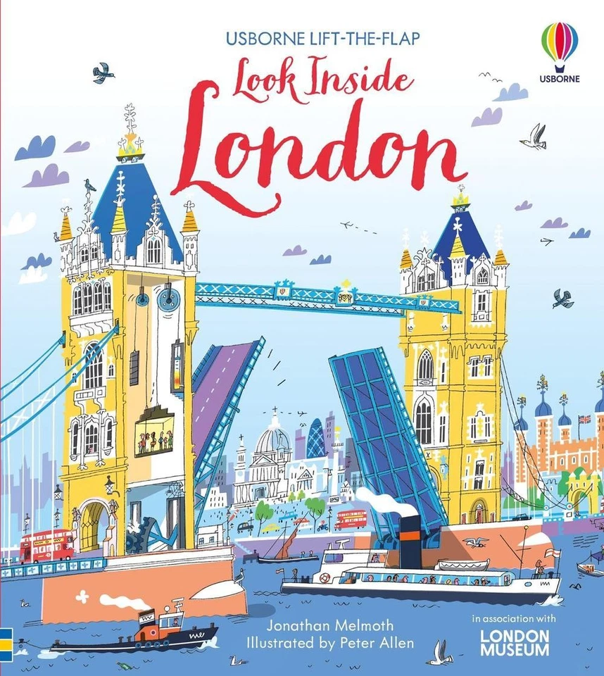 Look Inside London by Jonathan Melmoth (English) Board Book Book - Image 1 of 1
