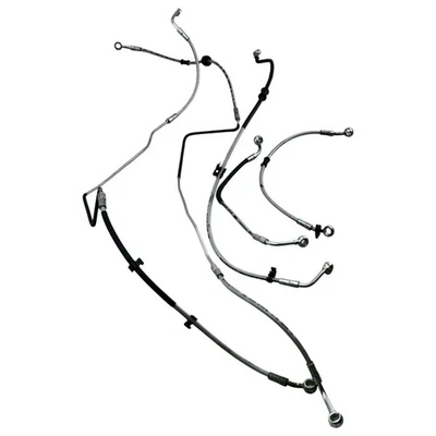 2015 2016 APRILIA RSV4 RF ABS ЛИНИИ ТОРМОЗНЫЕ ШЛАНГИ КОМПЛЕКТ СТАЛЬНОЙ ПЛЕТЕНЫЙ ЗАПАС OEM - Изображение 1 из 4