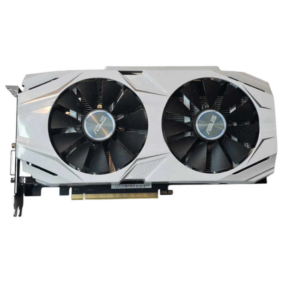 Asus GeForce GTX 1060 03G 3gb Dual Fan GPU White Graphics Card Video HDMI GDDR5 - Image 1 of 4