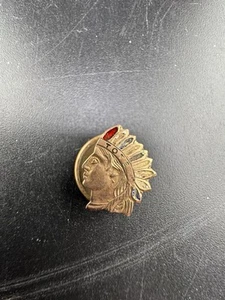 Vintage Improved Order of Red Men Masonic TOTE Lapel Pin worn - Picture 1 of 6