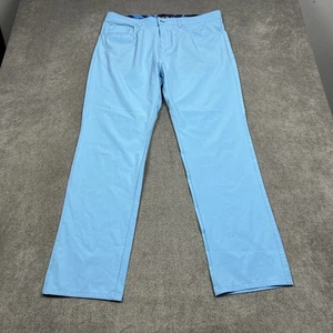 Scales All Tides Pants Lightweight Mens 34x30 Blue Stretch Golf Performance - Picture 1 of 11