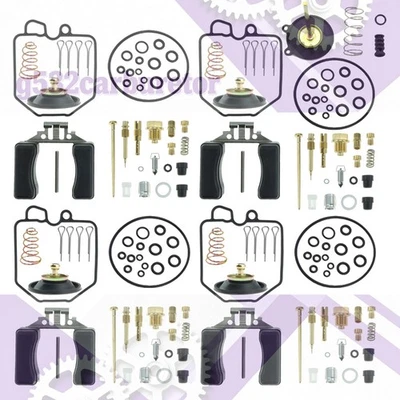 4SETS For Honda GL1100 Goldwing 1100 Carburetor Rebuild Repair Kit 1980-1983-US Foto 1 de 4
