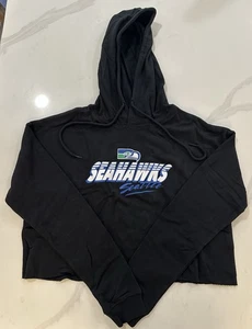Wear By Erin Andrew’s Seattle Seahawks Cropped Hooded Sweatshirt Damen M DD737 - Bild 1 von 1