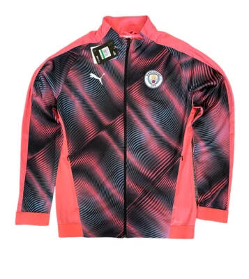 New Puma Men's Manchester City Peach/Black Stadium League DryCell Jacket Large - Image 1 of 4