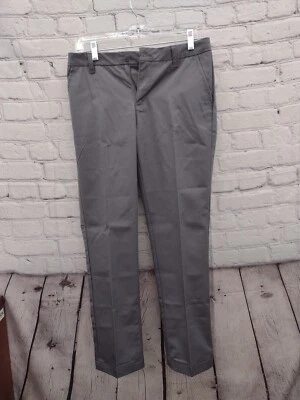 Lands End Girls Uniform Pants, Grey, Size 14W X 28L - Image 1 of 4