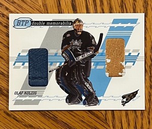 Olaf Kolzig 2003 ITG Between the Pipes double mem Blocker  & Trapper CAPITALS