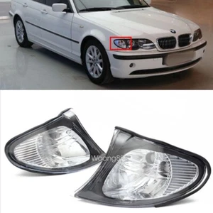 Per BMW Serie 3 E46 2002-05 Indicatore Anteriore Segnale Giro Angolo Luce COPPIA - Foto 1 di 7