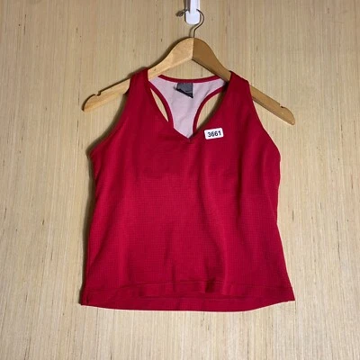 VTG Nike Athletic Shirt Youth Large Red Sleeveless Women's Performance Y2K - Image 1 of 4