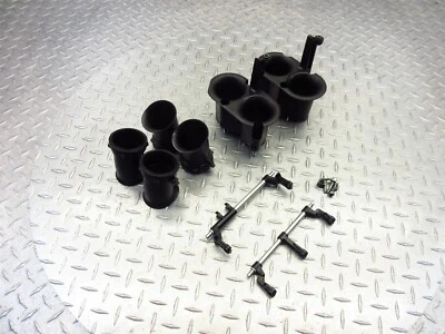 2007 07 08 Yamaha R1 YZFR1 OEM Intake Boots Velocity Stacks Hardware Lot - Image 1 of 4