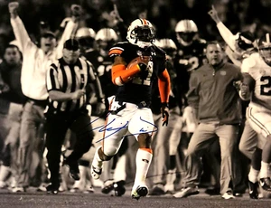 Chris Davis Signed Auto Auburn Tigers 2013 Iron Bowl 16x20 Spotlight Photo Proof - Picture 1 of 2