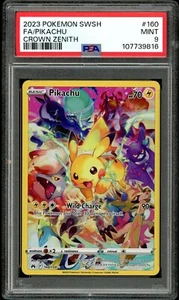 PSA 9 MINT Pikachu 160 Crown Zenith Pokemon Card - Bild 1 von 2